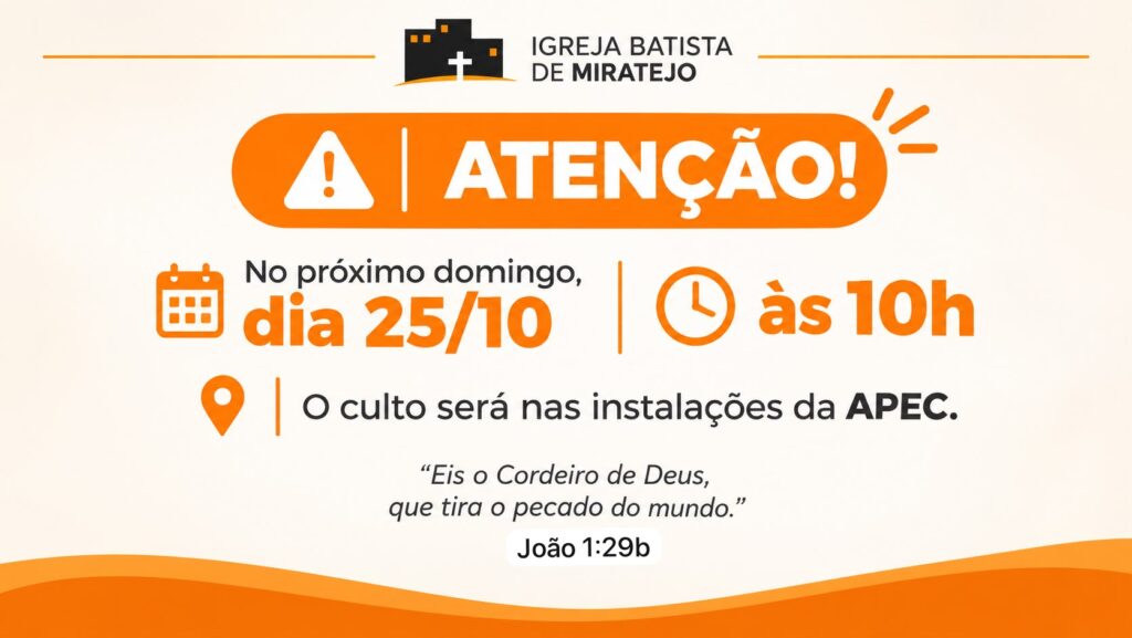 Culto nas instalações da APEC